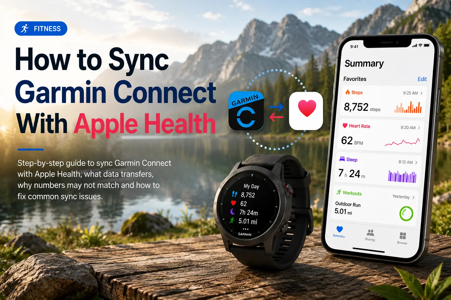 Jak synchronizovat Garmin Connect s Apple Health