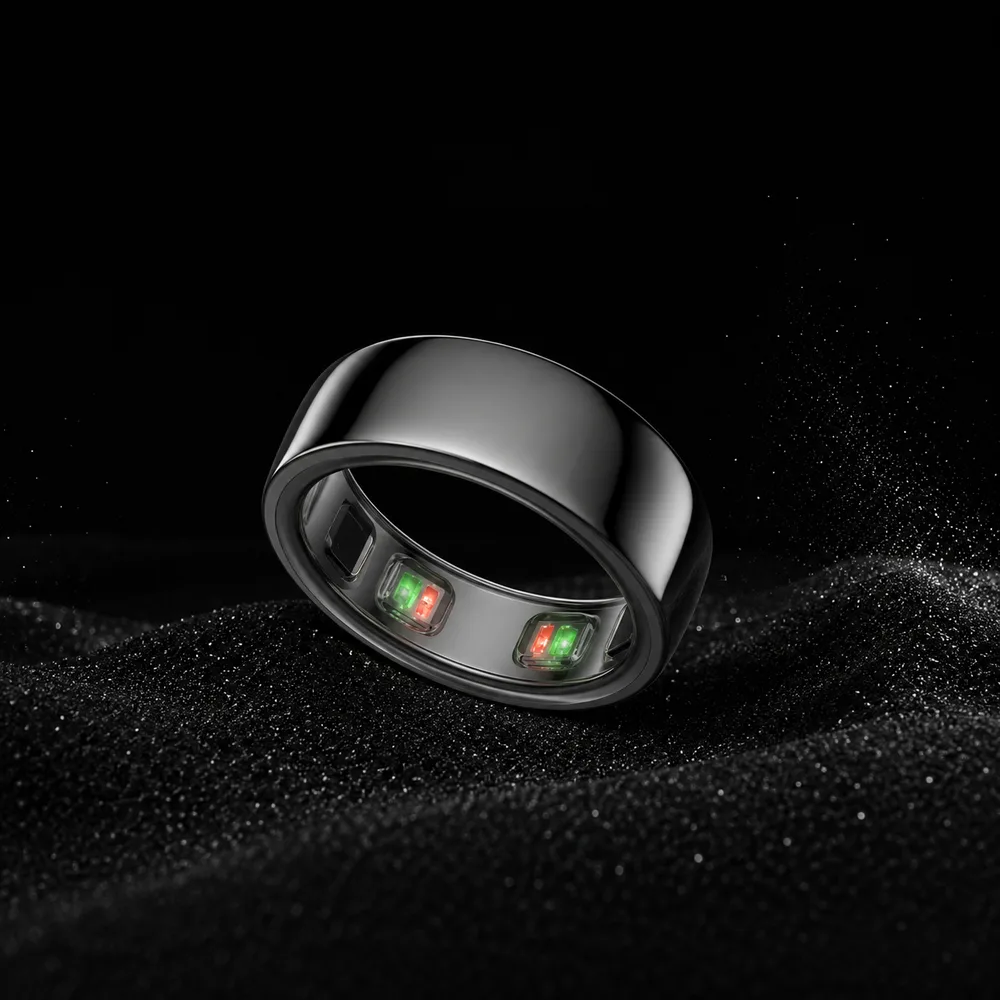 Anillo inteligente Oura Ring 5 mostrando sus sensores